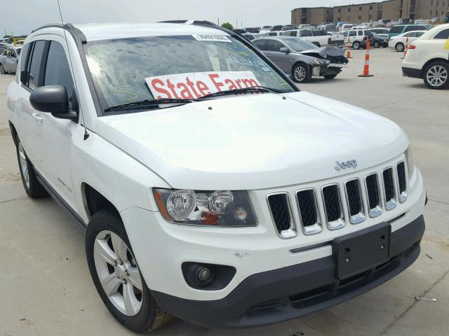 1C4NJCBA3GD525423 - 2016 JEEP COMPASS SP WHITE photo 1