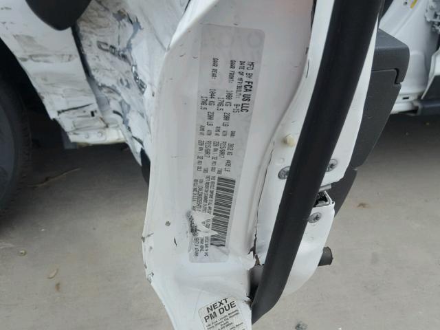 1C4NJCBA3GD525423 - 2016 JEEP COMPASS SP WHITE photo 10