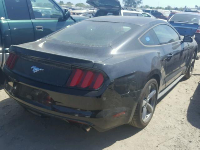 1FA6P8TH6H5334043 - 2017 FORD MUSTANG BLACK photo 4