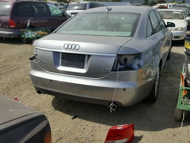 WAUDG74F36N021874 - 2006 AUDI A6 3.2 QUA GRAY photo 4