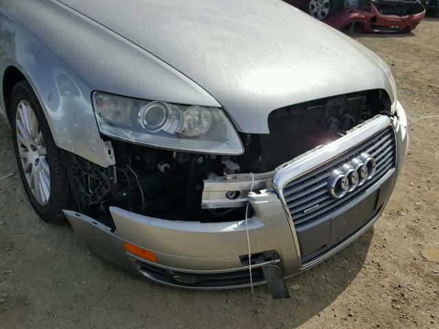 WAUDG74F36N021874 - 2006 AUDI A6 3.2 QUA GRAY photo 9