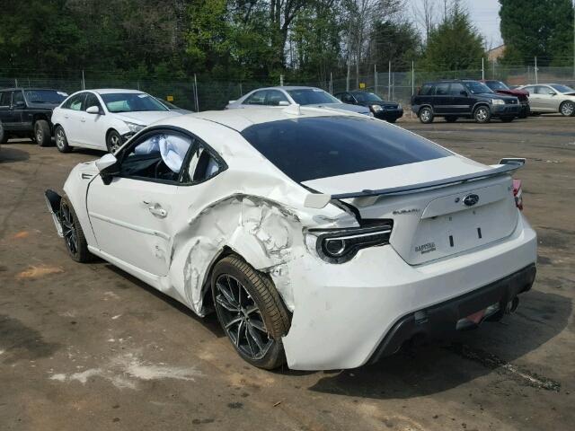 JF1ZCAC12H8604547 - 2017 SUBARU BRZ 2.0 LI WHITE photo 3