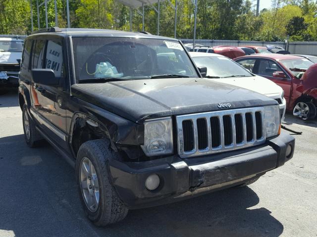1J8HH58N08C233081 - 2008 JEEP COMMANDER BLACK photo 1