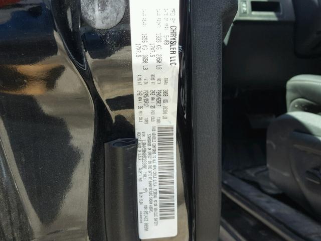 1J8HH58N08C233081 - 2008 JEEP COMMANDER BLACK photo 10