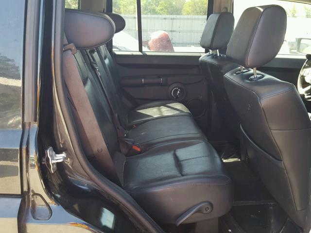 1J8HH58N08C233081 - 2008 JEEP COMMANDER BLACK photo 6