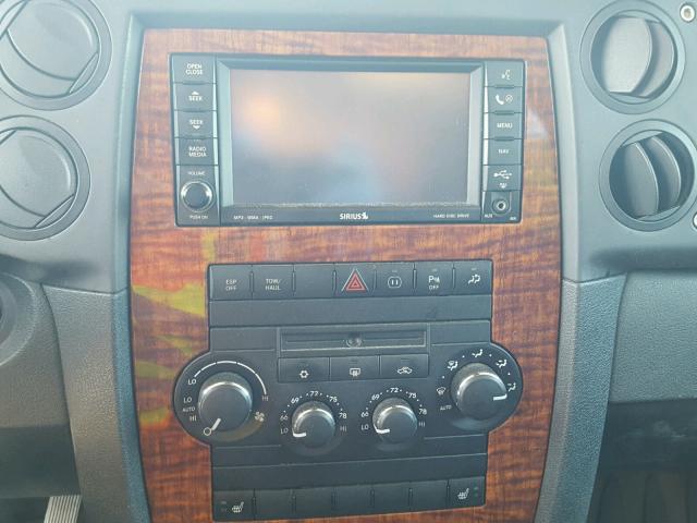 1J8HH58N08C233081 - 2008 JEEP COMMANDER BLACK photo 9