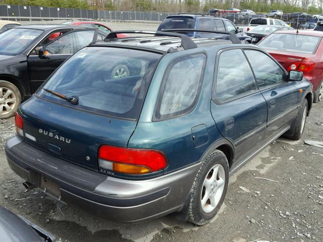 JF1GF4855TG815493 - 1996 SUBARU IMPREZA OU GREEN photo 4