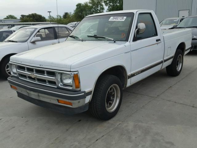 1GCCS14Z2P8138172 - 1993 CHEVROLET S TRUCK S1 WHITE photo 2