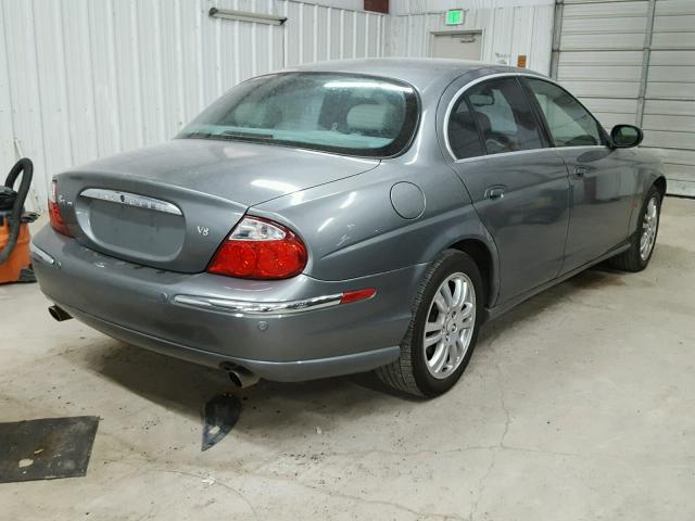 SAJEA01U93HM83550 - 2003 JAGUAR S-TYPE GRAY photo 4