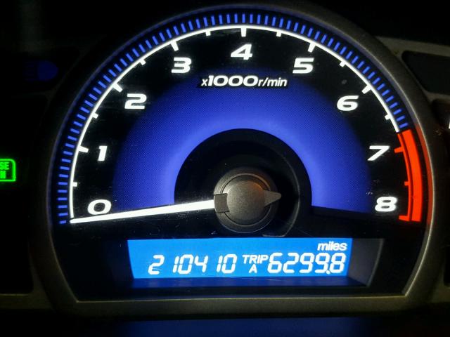 2HGFA16929H509455 - 2009 HONDA CIVIC EXL 蓝色 照片 8