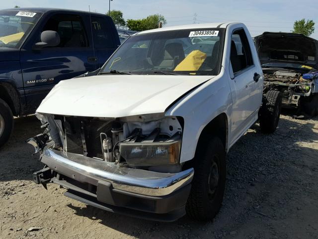 1GBDS14E778117601 - 2007 CHEVROLET COLORADO WHITE photo 2