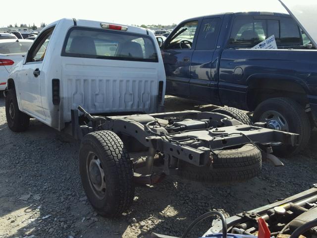 1GBDS14E778117601 - 2007 CHEVROLET COLORADO WHITE photo 3