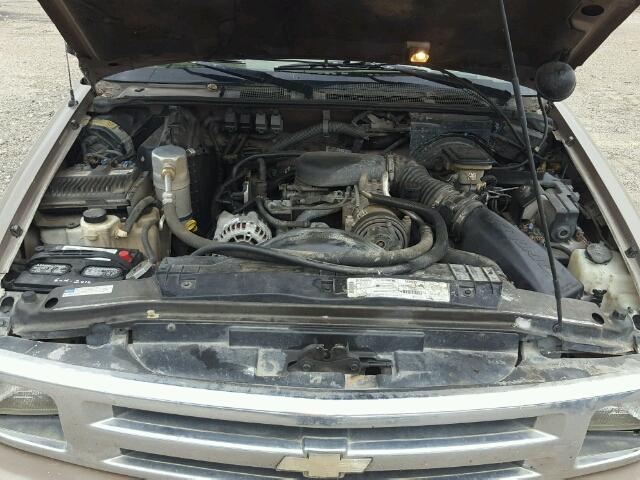 1GCCS19XXV8145441 - 1997 CHEVROLET S TRUCK S1 GOLD photo 7