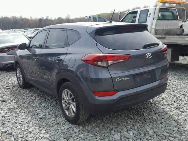 KM8J23A46HU254751 - 2017 HYUNDAI TUCSON SE GRAY photo 3