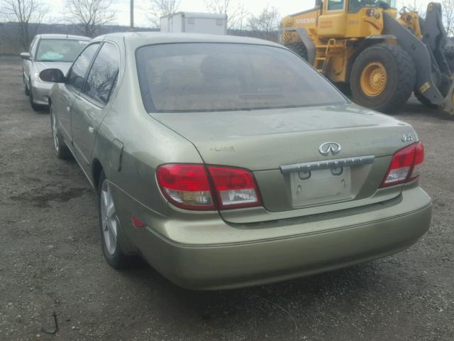 JNKDA31A53T100815 - 2003 INFINITI I35 GREEN photo 3