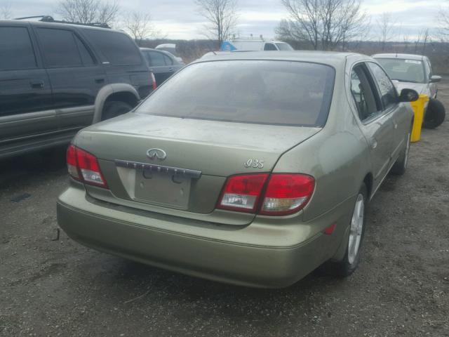 JNKDA31A53T100815 - 2003 INFINITI I35 GREEN photo 4