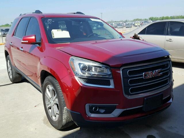 1GKKRSKD4DJ231529 - 2013 GMC ACADIA SLT წითელი ფოტო 1