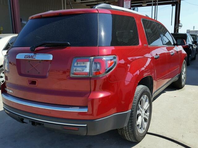 1GKKRSKD4DJ231529 - 2013 GMC ACADIA SLT წითელი ფოტო 4