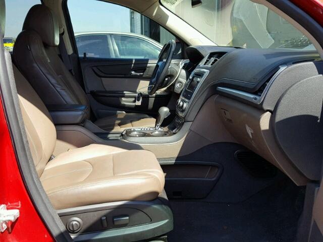 1GKKRSKD4DJ231529 - 2013 GMC ACADIA SLT წითელი ფოტო 5