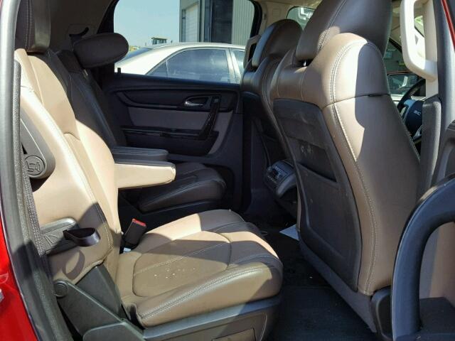 1GKKRSKD4DJ231529 - 2013 GMC ACADIA SLT წითელი ფოტო 6