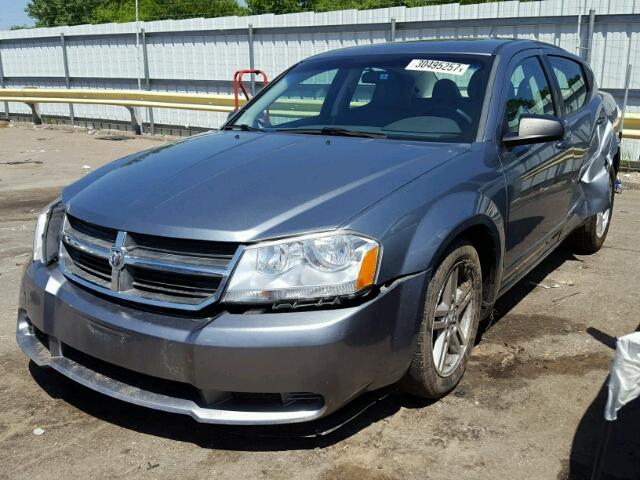 1B3LC56R98N616710 - 2008 DODGE AVENGER SX GRAY photo 2