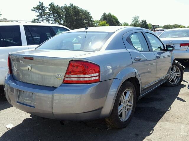 1B3LC56R98N616710 - 2008 DODGE AVENGER SX GRAY photo 4