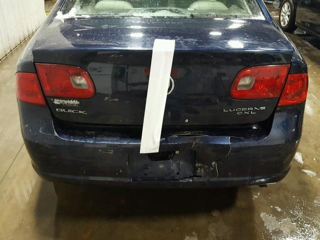 1G4HD57277U102695 - 2007 BUICK LUCERNE CX BLUE photo 9