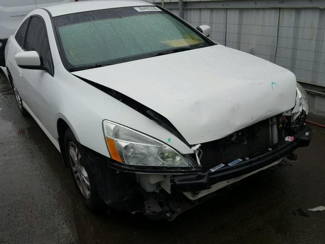 1HGCM72376A002656 - 2006 HONDA ACCORD LX WHITE photo 1