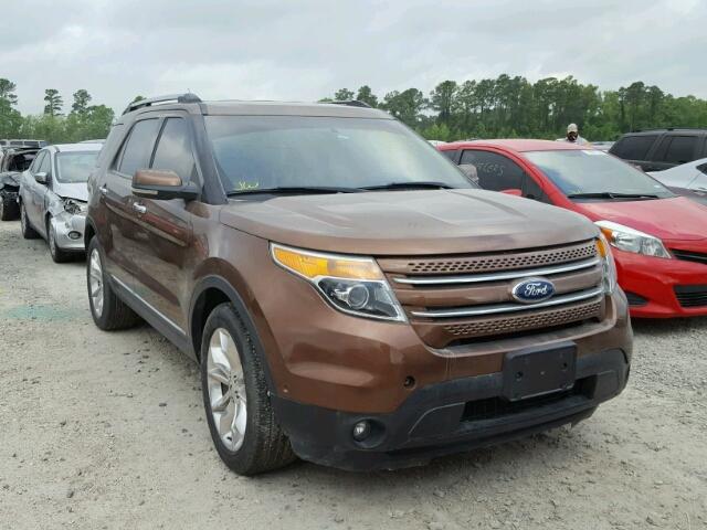 1FMHK7F92CGA44066 - 2012 FORD EXPLORER L BROWN photo 1