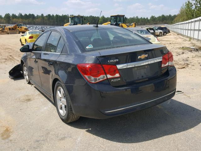 1G1PF5S92B7219955 - 2011 CHEVROLET CRUZE LT BLACK photo 3