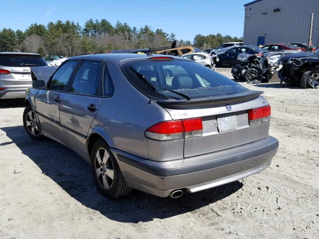 YS3DF58K822024274 - 2002 SAAB 9-3 SE GRAY photo 3