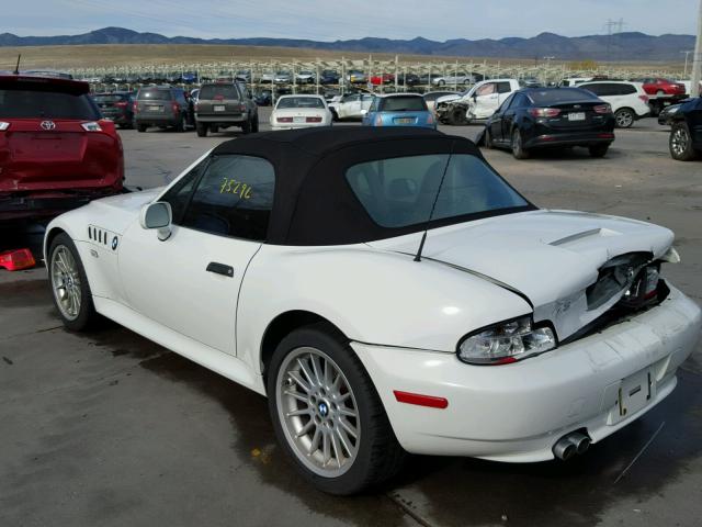 WBACN53491LL47091 - 2001 BMW Z3 3.0 WHITE photo 3