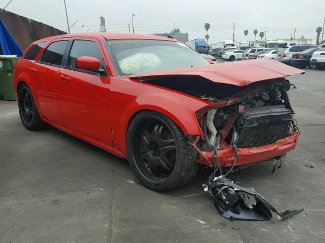 2D4FV47V97H794154 - 2007 DODGE MAGNUM SXT RED photo 1