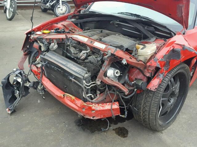 2D4FV47V97H794154 - 2007 DODGE MAGNUM SXT RED photo 9