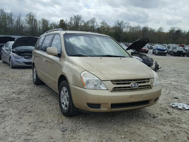 KNDMG4C34A6359098 - 2010 KIA SEDONA LX GOLD photo 1