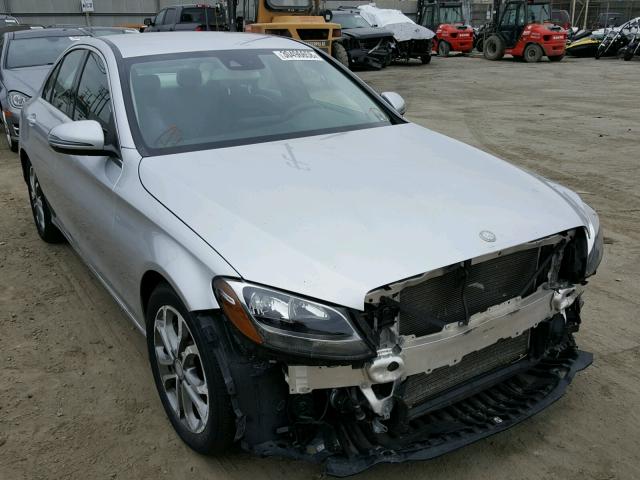 55SWF4JB9GU145435 - 2016 MERCEDES-BENZ C 300 SILVER photo 1