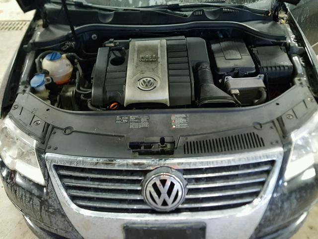 WVWAK73C88E002235 - 2008 VOLKSWAGEN PASSAT KOM BLACK photo 7