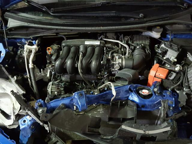 3HGGK5H51FM787215 - 2015 HONDA FIT LX BLUE photo 7