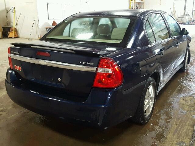 1G1ZT54824F184641 - 2004 CHEVROLET MALIBU LS BLUE photo 4