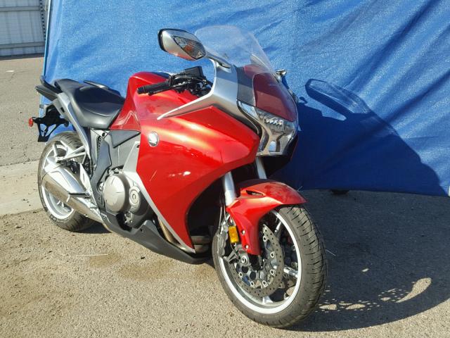 JH2SC6313AK000742 - 2010 HONDA VFR1200 F RED photo 1