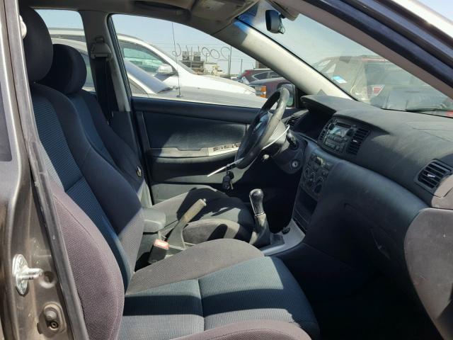 2T1BY30E55C454756 - 2005 TOYOTA COROLLA XR 石墨色 照片 5