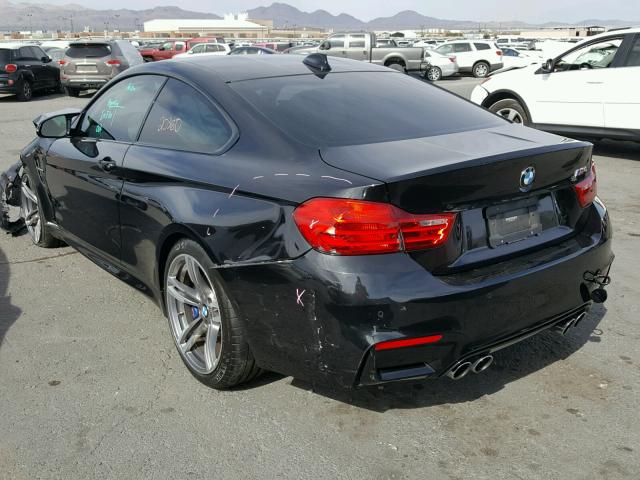WBS3R9C53FK335094 - 2015 BMW M4 BLACK photo 3