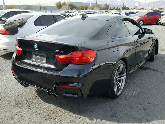 WBS3R9C53FK335094 - 2015 BMW M4 BLACK photo 4