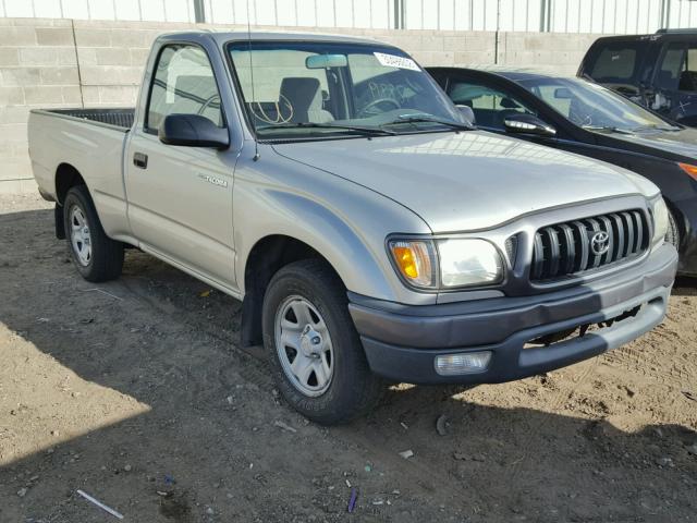 5TENL42N72Z070305 - 2002 TOYOTA TACOMA SILVER photo 1