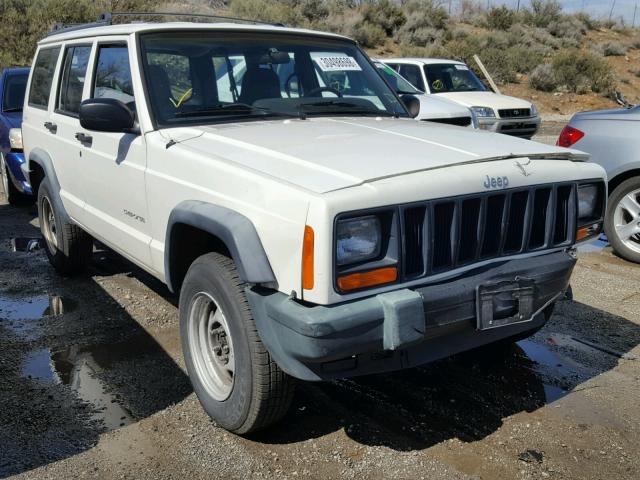 1J4FF28S71L518160 - 2001 JEEP CHEROKEE S WHITE photo 1