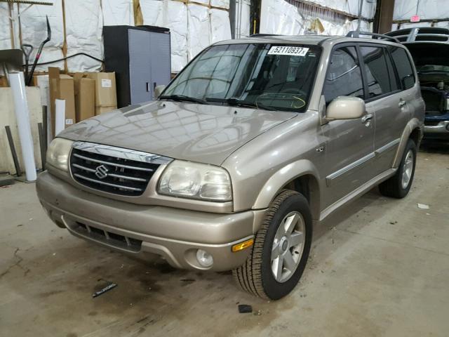 JS3TX92VX24104112 - 2002 SUZUKI XL7 PLUS TAN photo 2