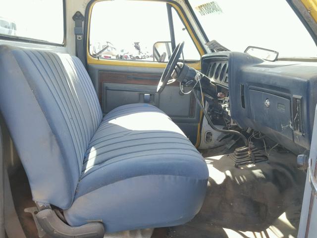 1B6WD3416DS444615 - 1983 DODGE D-SERIES D YELLOW photo 5