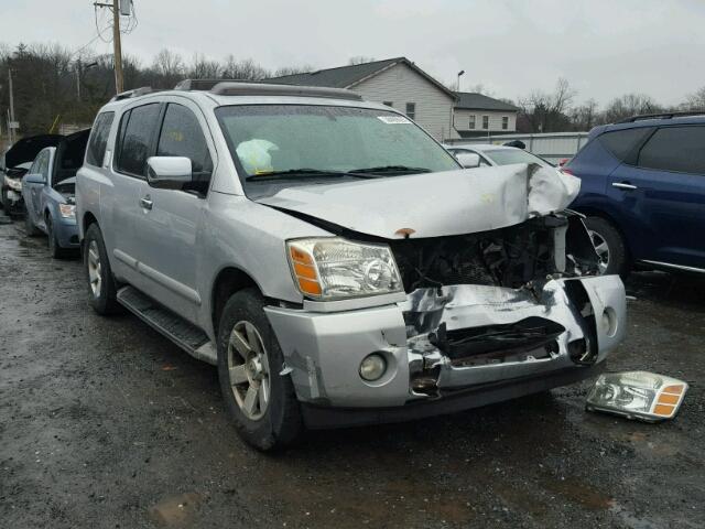 5N1AA08B34N745594 - 2004 NISSAN ARMADA SE SILVER photo 1