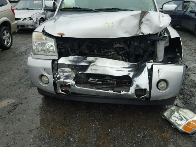 5N1AA08B34N745594 - 2004 NISSAN ARMADA SE SILVER photo 7