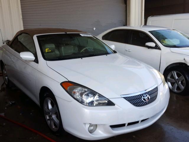 4T1FA38P95U050756 - 2005 TOYOTA CAMRY SOLA WHITE photo 1